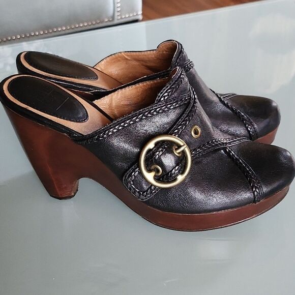 Frye Leather Mule Heels - Picture 2 of 11